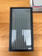 Qazqa Buitenlamp - Charlois WL26 Black Ribble 106641, Gebruikt, Minder dan 50 watt, Wandlamp, Ophalen of Verzenden