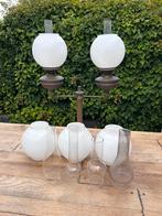 Brocante oude olielamp groot, Ophalen of Verzenden