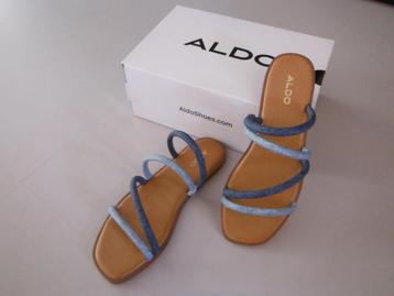 leuke nieuwe jeans / denim slippers Aldo, mt 37 beschikbaar voor biedingen