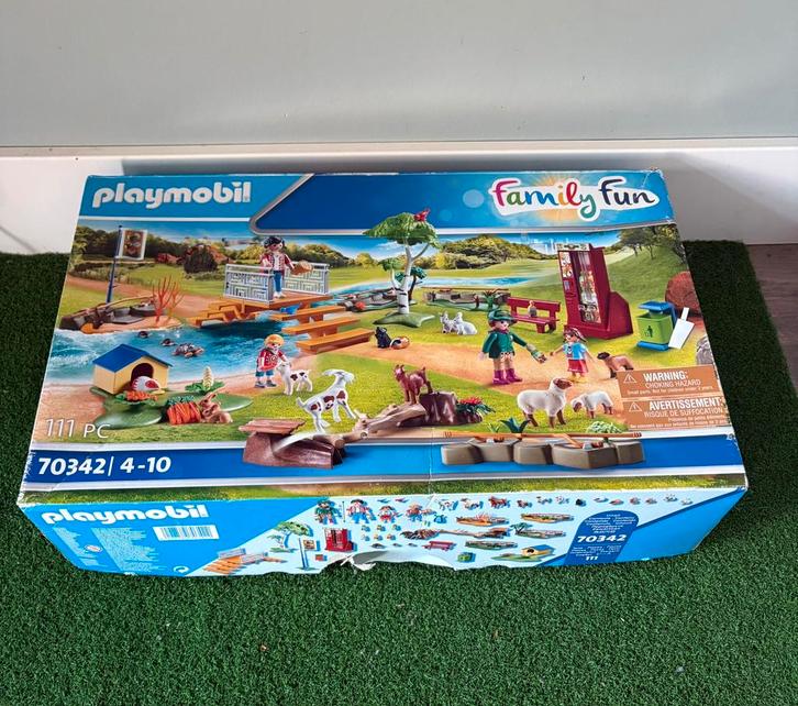Playmobil 70342 grote kinderboerderij, dierentuin, Kinderen en Baby's, Speelgoed | Kinderpuzzels, Zo goed als nieuw, Meer dan 50 stukjes