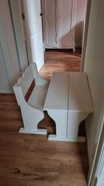 Timzowood kindertafeltje en kinderbankje, Kinderen en Baby's, Kinderkamer | Tafels en Stoelen, Ophalen, Zo goed als nieuw, Stoel(en)