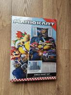 Mariokart dekbedovertrek 1 persoons, Nieuw, Blauw, Dekbedovertrek, Ophalen of Verzenden