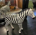 Vintage zebra leder, leer en papier mache, Gebruikt, Ophalen of Verzenden, Baambrugge, Info@babuschka.nl