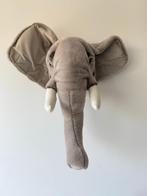 Knuffel dierenkop olifant 45 cm / Wild & Soft / BiBiB, Ophalen of Verzenden, Zo goed als nieuw, Wanddecoratie