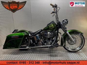 HARLEY-DAVIDSON MEXICAN SOFTAIL , AIR SUSPENSION,BIG SPOKE. beschikbaar voor biedingen