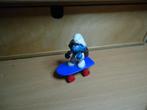 smurfen smurf 4 op skatebord zeldzaam, Ophalen of Verzenden, Zo goed als nieuw, Verschillende Smurfen