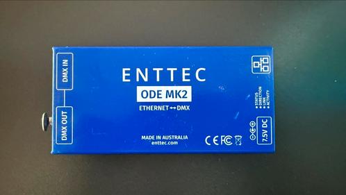 Enttec ODE MK2 DMX over Ethernet – met PoE ondersteuning, Audio, Tv en Foto, Professionele Audio-, Tv- en Video-apparatuur, Zo goed als nieuw