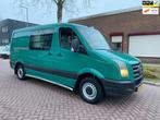 Volkswagen Crafter 28 2.5 TDI L2H1 DC Trendline * Airco * Cr, Auto's, Bestelauto's, Gebruikt, Zwart, Volkswagen, 7 stoelen