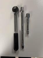 HEYCO Doppenset 1/2" met Ratel en Verlengstukken, Auto diversen, Autogereedschap, Ophalen of Verzenden, Gebruikt