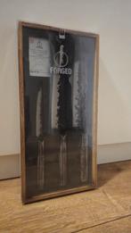 NIEUW Forged Brute 3-delige Messenset, Ophalen of Verzenden, Nieuw, Rvs of Chroom, Bestekset
