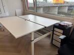 Dubbel Bureau 180x80 cm per tafel, Huis en Inrichting, Bureaus, Ophalen of Verzenden, In hoogte verstelbaar, Gebruikt, Bureau