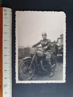 Foto Photo (7x9,5cm) Motorcross Brommer Motor Moto Motorrad, Verzamelen, Foto's en Prenten, 1940 tot 1960, Gebruikt, Ophalen of Verzenden