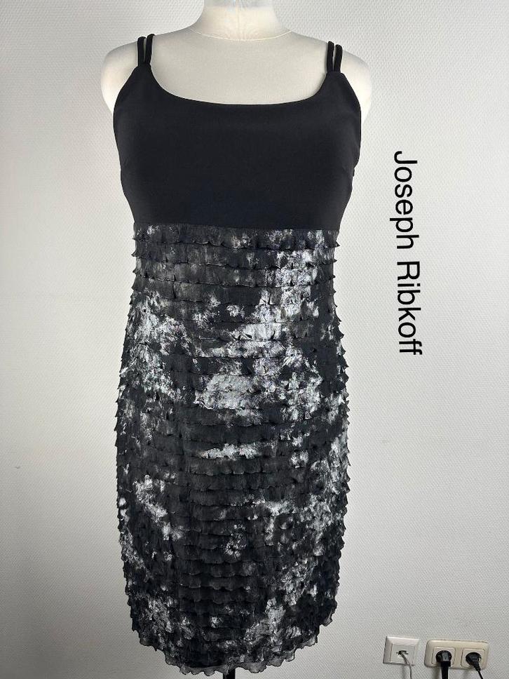 Joseph Ribkoff Jurk  (mt: 42) 20,2/9430, Kleding | Dames, Jurken, Zo goed als nieuw, Maat 42/44 (L), Zwart, Knielengte, Ophalen of Verzenden