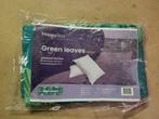HappyBed | Green leaves kussensloop set 2 stuks - 60x70cm, Hoeslaken of Sloop, Ophalen of Verzenden, Groen, Nieuw