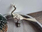 Vintage kerstbal zwaan zilver 562, Diversen, Kerst, *, Gebruikt, *, Ophalen of Verzenden