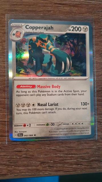 Pokemoncard in sleeve nieuw zfr beschikbaar voor biedingen