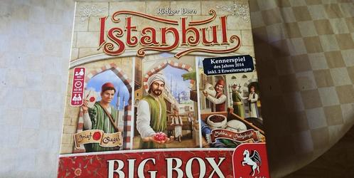 bordspellen big box Istanbul basisspel + 2 uitbreidingen, Hobby en Vrije tijd, Gezelschapsspellen | Bordspellen, Nieuw, Een of twee spelers