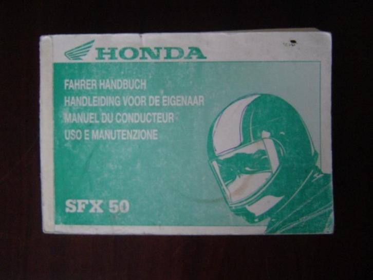 Honda SFX50 1997 scooter handleiding handbuch SFX 50, Fietsen en Brommers, Handleidingen en Instructieboekjes, Gebruikt, Ophalen of Verzenden