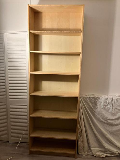 Billy Boekenkast Ikea met bovendeel / Billy ikea bookcase wi, Huis en Inrichting, Kasten | Boekenkasten, Gebruikt, 50 tot 100 cm