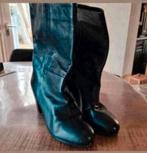 Another Stories Zwarte Leren Laarzen - Maat 41, Hoge laarzen, Zwart, Ophalen of Verzenden, Gedragen