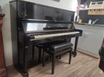 Yamaha U1. Gestemd en gebracht, Ophalen of Verzenden, Zo goed als nieuw, Zwart, Hoogglans