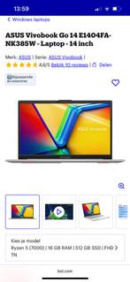 ASUS Vivobook Go 14 – Intel Core i3 – Zo goed als nieuw, ASUS vivobook go 14/15, 13 inch of meer, ASUS, Ophalen of Verzenden