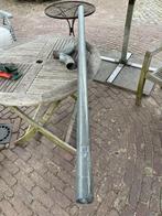 Zinken regenpijp met twee bochten van zink, Doe-het-zelf en Verbouw, Buizen en Afvoer, Ophalen, Bochten, Zo goed als nieuw, Zink