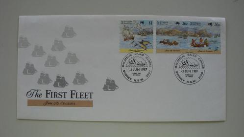 FDC Eerstedagenvelop Australie The first fleet Tenerife 1987, Postzegels en Munten, Postzegels | Eerstedagenveloppen, Onbeschreven