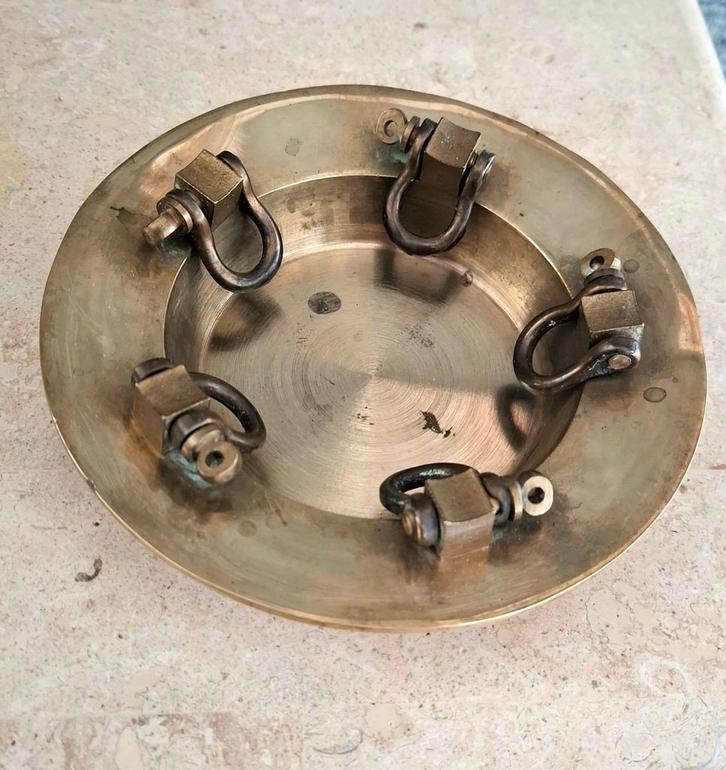 Zware Koperen scheeps asbak, Antiek en Kunst, Antiek | Koper en Brons, Verzenden