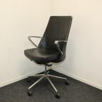 Twinform - Bureaustoel - Zwart leer, Gebruikt, -, Zwart, -