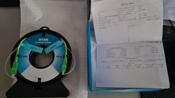 Otdr Launch cable ring sc-apc to sc-apc single mode os2 beschikbaar voor biedingen