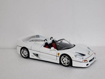 Ferrari F50 V12 Wit 1/18 Bburago uniek beschikbaar voor biedingen