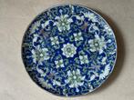 Chinees Guangxu bord floraal decor/vleermuizen en 4 karaters, Verzenden