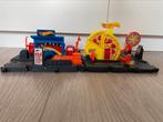 Hotwheels speedy pizza & fuel station, Ophalen, Zo goed als nieuw, Handmatig, Hot Wheels