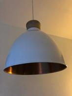 hanglamp wit brons hout, Ophalen of Verzenden, Zo goed als nieuw, Hout, Minder dan 50 cm