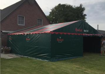 kadertent werktent 8x8 meter beschikbaar voor biedingen