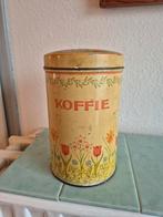 Koffieblik gebloemd., Ophalen of Verzenden, Gebruikt, Overige