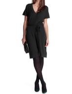 Zwarte elastische gebreide jurk Esprit viscosemix maat XL, Nieuw, Esprit, Ophalen of Verzenden, Maat 46/48 (XL) of groter