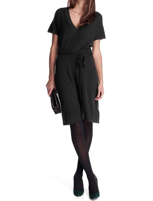 Zwarte elastische gebreide jurk Esprit viscosemix maat XL, Kleding | Dames, Jurken, Nieuw, Maat 46/48 (XL) of groter, Zwart, Boven de knie