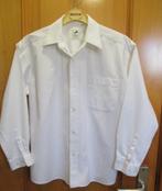 01-Jongens Overhemd -Wit- maat 140 -met Lange Mouw, Verzenden, ESA, Overhemd of Blouse, Zo goed als nieuw