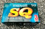 Maxell 90 SQ Cassettebandjes 3 pack nieuw in seal !!, Cd's en Dvd's, 2 t/m 25 bandjes, Overige genres, Ophalen of Verzenden, Onbespeeld