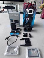 GoPro Hero 10 Black + oplader+ 3 originele accu’s, Ophalen, Zo goed als nieuw, GoPro