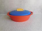 Tupperware Schaal 1 Ltr. Rood Blauw Geel, Huis en Inrichting, Keuken | Tupperware, Ophalen of Verzenden, Zo goed als nieuw, Rood