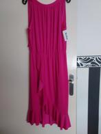 Mooie nieuwe lange jurk one size travelstof, Nieuw, Ophalen of Verzenden, Onder de knie, Roze