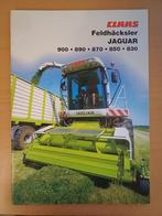 Folder Claas Jaguar veldhakselaar 900, 890, 870, 850 en 830, Ophalen of Verzenden, Gelezen, Tractor en Landbouw