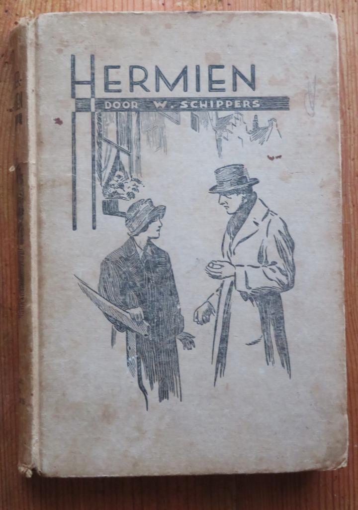W. Schippers Hermien ( antiek, oude spelling ), Boeken, Historische romans, Gelezen, Ophalen of Verzenden
