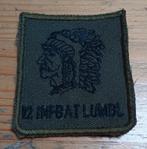 12 INFBAT-LUMBL 12 Infanteriebataljon Luchtmobiel borstembee, Nederland, Ophalen of Verzenden