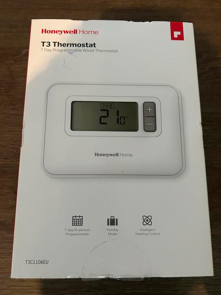 Honeywell Home T3 Thermostaat, Doe-het-zelf en Verbouw, Thermostaten, Zo goed als nieuw, Slimme thermostaat, Ophalen of Verzenden