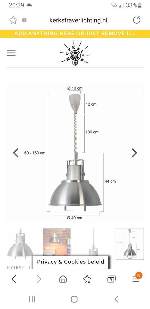 Steinhauer rococo lamp, Huis en Inrichting, Lampen | Hanglampen, Nieuw, Minder dan 50 cm, Metaal, Ophalen
