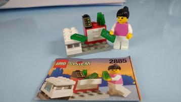 Lego town 2885 city frisdrank ijsverkoopster beschikbaar voor biedingen